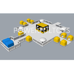 Plataforma <span class=keywords><strong>Flotante</strong></span> Inflable <span class=keywords><strong>de</strong></span> PVC <span class=keywords><strong>de</strong></span> 3x3m con Toldo y Carpas Bana para Fiestas - Product Image 5