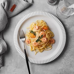 High Quality Good Price Elegant Design Brown Wholesale Luxury Western Grey Exquisite Bone Dinner Plate Ceramic Tableware - Product Image 3