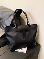 Sac à main Oxford grand format pour femme en tissu PU de haute qualité, léger et portable, avec fermeture éclair, idéal pour les loisirs, les trajets quotidiens et les voyages