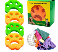 Éliminateur de poils réutilisable en silicone pour animaux de compagnie, pour lave-linge, écologique, pour salle de bain, élimination des peluches et des poils, nettoyage des vêtements et des sèche-linges