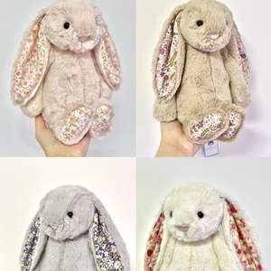 JellyCatt 25th Easter Bunny Strawberry Floral Patchwork 31cm PP algodón relleno lavado Technics juguetes de animales de peluche edredón - Product Image 6