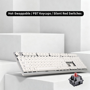 Bàn phím cơ học không tiếng ồn loại C có kích thước đầy đủ 108 phím thương hiệu Cherry Axis mới - Product Image 5