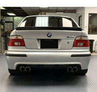 Aileron de coffre arrière en fibre de carbone véritable pour BMW E39 Série 5 E34 M5 Style Berline, Aile de hayon arrière, Accessoires extérieurs pour voiture