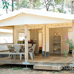 Meihua Eco Camping <b>Tent</b> House 6-8 Person Extended Type One Bedroom One Living Room Breathable Foldable Outdoor Use - Product Image 1