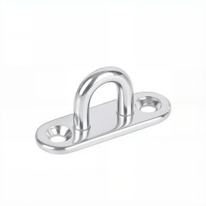 Anneau de levage en acier inoxydable de type D, 2,5 pouces de large, pour le levage et la traction dans le transport logistique - Product Image 1