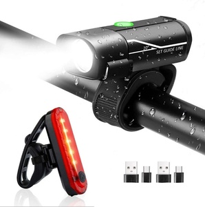 <span class=keywords><strong>Lampe</strong></span> de vélo universelle avec LED rechargeable par USB à haute luminosité pour vélos de route et de montagne, étanche pour la conduite nocturne E0019 - Product Image 3