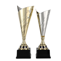 2023 trophée d'honneur en métal de haute qualité faisant le trophée en métal d'or et d'argent et les cadeaux de base en plastique