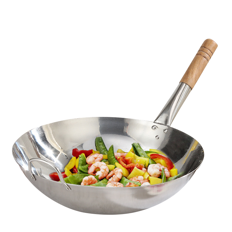 2023 горячая Распродажа отдельно стоящая варочная поверхность кухонная посуда горшки без жирного дыма здоровая нержавеющая сталь антипригарная кухонная Вок/