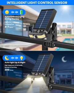 <span class=keywords><strong>Lampe</strong></span> solaire extérieure intelligente CE avec détecteur de mouvement, angle réglable et alimentation solaire, <span class=keywords><strong>lampe</strong></span> solaire extérieure étanche - Product Image 2
