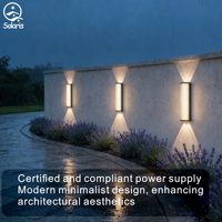 Applique murale extérieure moderne étanche à LED, luminaire d'extérieur, lampe de porche, pour terrasse et jardin