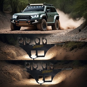 อะแดปเตอร์กรอบไฟหน้า Sanvi สำหรับอุปกรณ์เสริมไฟหน้าอื่นๆ ของรถยนต์แลนด์โรเวอร์ อีโวค ปี 2017-2024 - Product Image 3