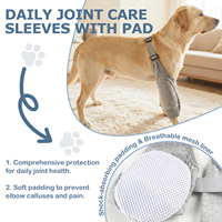 Attelle de Genou pour Chien Post-Opératoire, Manchon de Récupération Respirant pour les Zones Sensibles et les Problèmes Cutanés, Attelles pour Pattes de Chien