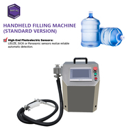 Machine de remplissage semi-automatique portative à servomoteur pour eau minérale et détergent, idéale pour la production en petites séries