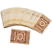 Cartes à jouer de poker en PVC et papier imprimées sur mesure de haute qualité nouveau matériau imperméable et durable