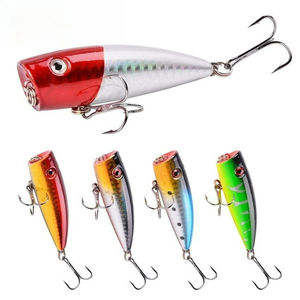 Popper <span class=keywords><strong>Crank</strong></span> Bait Topwater Crayon Bass Truite Leurres de pêche avec crochets Saltwater Freshwater Trout Walleye Blueback Salmon Catfish - Product Image 1