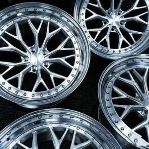 Rines Sailen de 2 Piezas, Aleación Forjada, 18-21 Pulgadas, 5x120 PCD, Ajuste Universal, Cóncavos, Negro Semi-Brillante, Personalizados, Garantía de 5 Años - Product Image 3