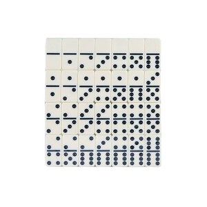 Juego de Dominó Doble 6 de 50 mm, Juego de Mesa Grande de Melamina de 28 Piezas - Product Image 2