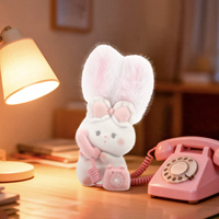 Boîte Mystère Lapin Crème Cremoise ThingsWoo – Figurine de Lapin Mignon et Moelleux à Collectionner, Jouet Surprise, Décoration de Bureau, Cadeau pour Filles