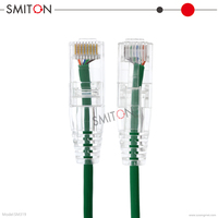 0.5FT 1FT 3FT 7FT Cat6 Utp Cable de parche Delgado 28AWG 30AWG Cable de parche delgado para ahorrar espacio