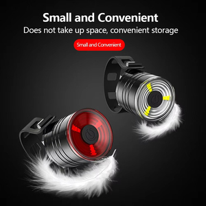 <span class=keywords><strong>Feu</strong></span> arrière de vélo Lumière de <span class=keywords><strong>casque</strong></span> en aluminium Lumière d'avertissement d'équitation de nuit VTT Phare LED - Product Image 4