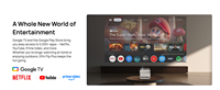 Projecteur portable XGIMI Elfin Flip Plus avec support réglable |   Google TV sous licence Netflix, résolution 1080p, utilisation domestique, léger