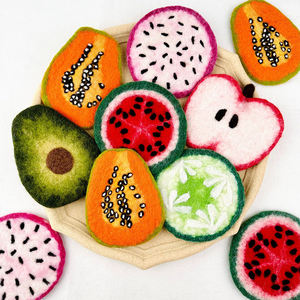 Sous-verres en feutre de <span class=keywords><strong>laine</strong></span> pour boissons, sous-verres absorbants pour le bureau ou la table à manger, pour verre, tasse, mug ou bol à soupe - Product Image 1