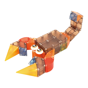 Vendite calde 3D colorato fai da te 64 pz piastrelle magnetiche per bambini educativi Montessori stelo geometrico altri giocattoli magnetici blocchi da costruzione - Product Image 4