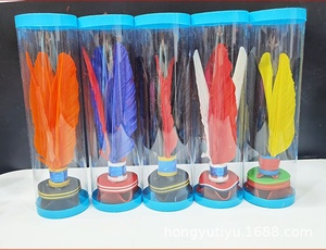 Volants de badminton chinois <span class=keywords><strong>Jianzi</strong></span> multicolores en plumes d'oie – Équipement d'entraînement d'agilité – Produit sportif et de divertissement - Product Image 5