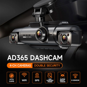 Dashcam Đầy Đủ HD 4 Kênh Xe Máy Ảnh 24 Giờ Xe Chế Độ Đậu Xe Dash Cam Tầm Nhìn Ban Đêm Với <span class=keywords><strong>GPS</strong></span> Wifi Với Phía Sau Xem Máy Ảnh - Product Image 2