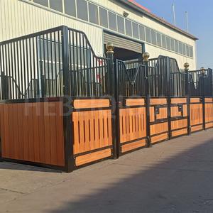 كشك حصان خارجي مستقر للخيول الأوروبي الشهير 4 م × <span class=keywords><strong>3</strong></span> م مجلفن خارج مأوى الحصان المحمول - Product Image 4