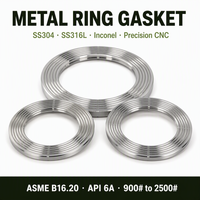 Inconel sans remplissage, sans déformation, auto-énergisant, réutilisable, en forme de vague, ASME B16.20 API 6A