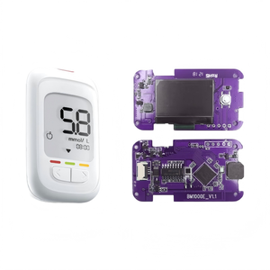 Medidor de Glucosa en Sangre Médico ESP32, Diseño de PCBA, Diseño de PCB, Aplicación de Seguimiento de Diabetes con IA, Codificación de Tiras Reactivas Gratuita, Precisión de Grado Hospitalario - Product Image 1