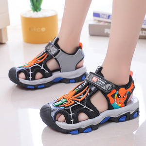 Nouvelles <span class=keywords><strong>sandales</strong></span> d'été pour enfants, motif <span class=keywords><strong>Spiderman</strong></span>, antidérapantes, pour la plage, avec fermeture Velcro à la cheville, semelle extérieure en EVA - Product Image 2