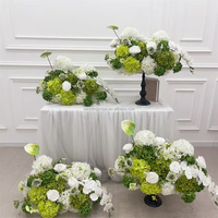 Boule de fleurs classique en soie vert émeraude de 75 cm de haute qualité pour mariage, centres de table et décorations romantiques pour événements (vente en gros)