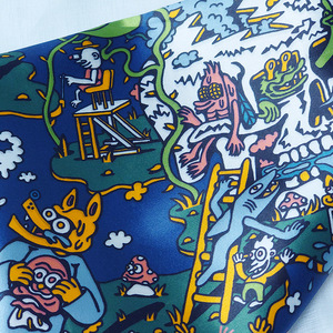 Tela de Poliéster Zhongda Alliance con Estampado Digital por Transferencia, Elástica en Cuatro Direcciones, Tipo Seda de Leche, para Camisas, Camisolas y Vestidos - Product Image 1