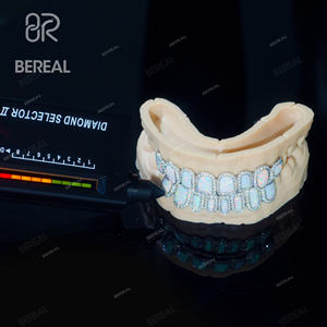 เครื่องทดสอบเพชรผ่านเพชรมอสซานไนท์กริลลิซสไตล์ฮิปฮอป925เงิน VVS เพชรวงฟันโอปอลจิวเวอรี่ผู้ชายผู้หญิง - Product Image 2