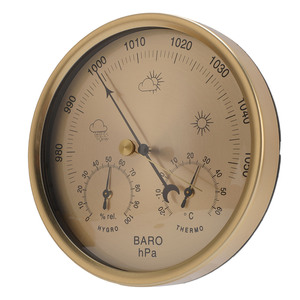 <strong>Thermometer</strong> <strong>Barometer</strong> <strong>Hygrometer</strong> 3 in 1 Mechanical Movement Dial Type <strong>Weather</strong> Forecast Station for Indoor Outdoor - Product Image 5