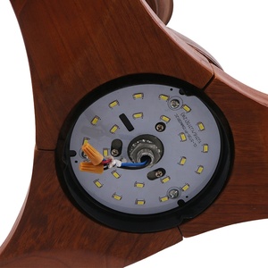 <span class=keywords><strong>Ventilador</strong></span> <span class=keywords><strong>de</strong></span> <span class=keywords><strong>Techo</strong></span> LED Interior <span class=keywords><strong>de</strong></span> 52 Pulgadas <span class=keywords><strong>con</strong></span> <span class=keywords><strong>Luz</strong></span>, Diseño <span class=keywords><strong>de</strong></span> 3 Aspas <span class=keywords><strong>de</strong></span> Madera Maciza, Control Remoto, Instalación en Caja - Product Image 5