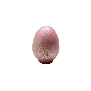 LED Speckled Easter Glass Egg Props Decorative Painted Adornments