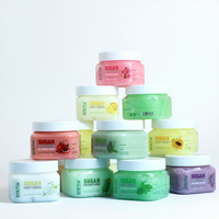Gommage corporel naturel, soin blanchissant et exfoliant doux pour la peau, exfoliation aux fruits et sel marin, gommage pour le corps, les mains et les pieds
