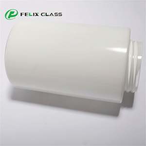 Cúpula de Vidrio Blanco Ópalo Hecha a Mano, Tamaño Personalizado, Forma Cilíndrica, Pantalla de Vidrio con Rosca OEM para Lámpara de Araña o Colgante - Product Image 3