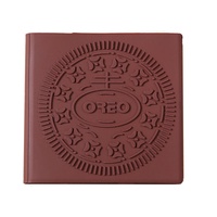Carnet d'autocollants créatifs en gros, parfum chocolat, Saint-Valentin, pratique, avec autocollants en forme de chocolat