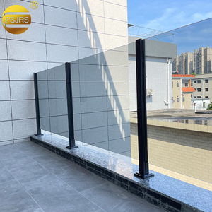 מפעל פושאן 201 304 316 פוסט זכוכית חיצונית נירוסטה מרפסת מעקה - Product Image 2