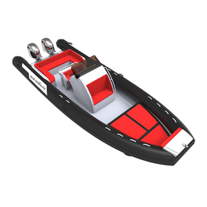 Fabbrica CE vendita direttamente 7.6m gonfiabile <span class=keywords><strong>mare</strong></span> sport 760 25ft saldato fondo in alluminio costola barca con console - Product Image 1