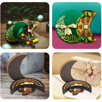 Boîte-cadeau de luxe personnalisé pour l'aïd, coffret d'emballage de jour pour chocolat, Ramadan