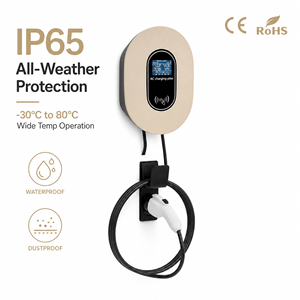 Chargeur mural pour véhicule électrique 22 <span class=keywords><strong>kW</strong></span>, <span class=keywords><strong>Wallbox</strong></span> de charge rapide 22 <span class=keywords><strong>kW</strong></span>, 380 Volts Triphasé GB/T 32A, Chargeur VE Triphasé - Product Image 3
