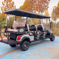 Carrito de Golf Personalizado para 8 Pasajeros, con Batería de Litio, Profesional, Todoterreno, Eléctrico, para Turismo y Campos de Golf