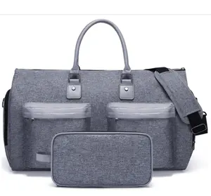 Borsa porta abiti convertibile borsa da viaggio per uomo donna borsa da completo multifunzione valigia da appendere