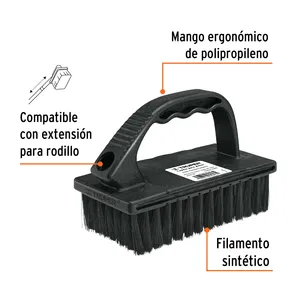 Truper spazzole di qualità industriale multiuso con setole naturali sintetiche in schiuma di setole scatola manico in legno con 6 unità - Product Image 2