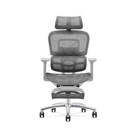 Chaise de bureau ergonomique avec protection de la taille Chaise d'ordinateur sédentaire avec posture assise confortable